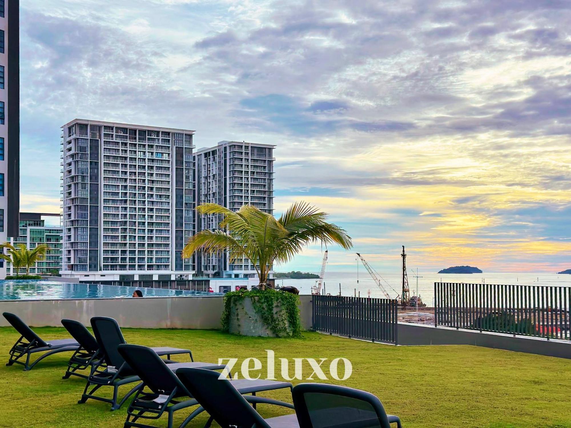 #5 Jesselton Quay City Pads Seaview By Zeluxo كوتا كينابالو المظهر الخارجي الصورة